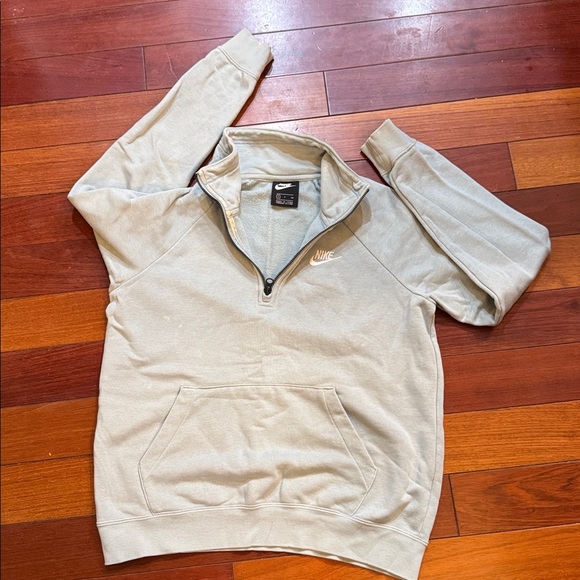 Nike Tops - Nike Quarter Zip Sweatshirt- Mint Green Size Small